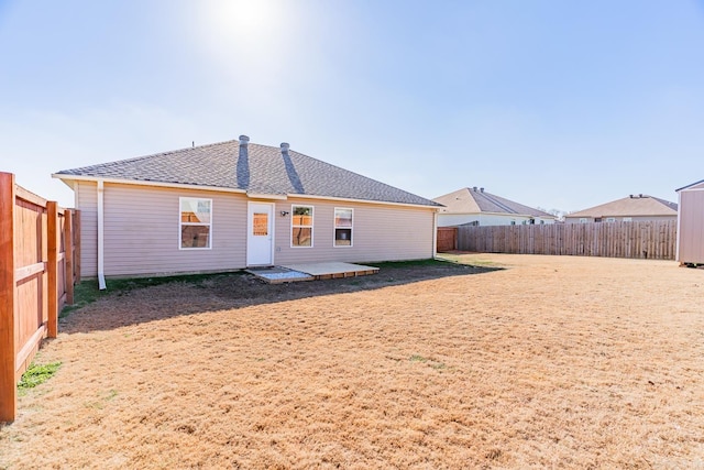 view of rear view of house