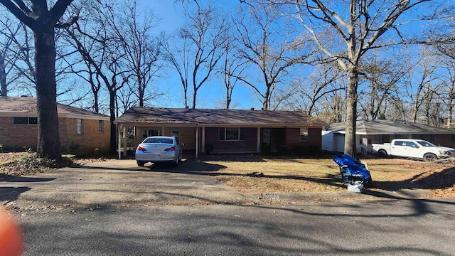 view of ranch-style house