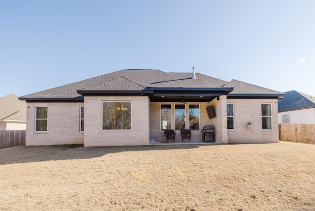 view of rear view of property