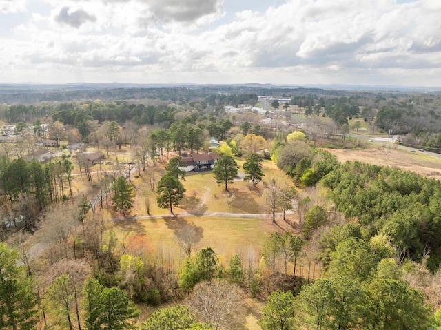 drone / aerial view featuring a rural view