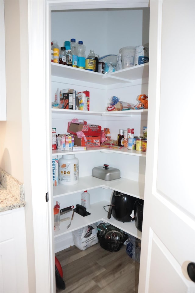 view of pantry