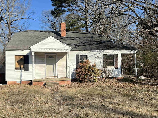 view of bungalow-style house