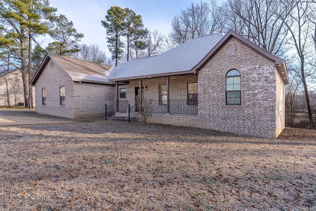 view of front of home