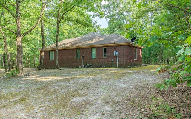 view of side of property