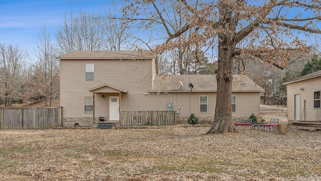 view of front of home