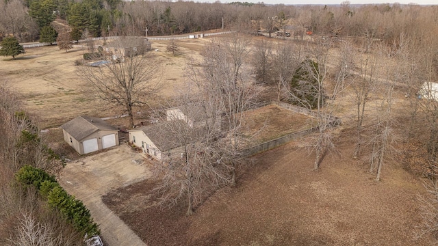 aerial view with a view of trees