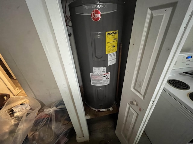 utilities featuring electric water heater