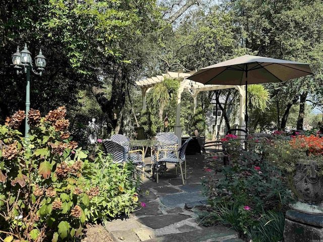 view of patio