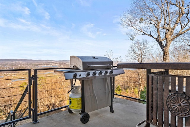 view of patio / terrace featuring grilling area