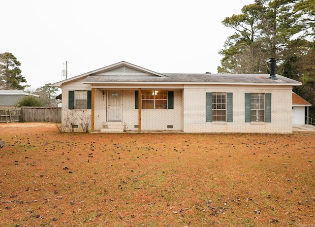 view of ranch-style home