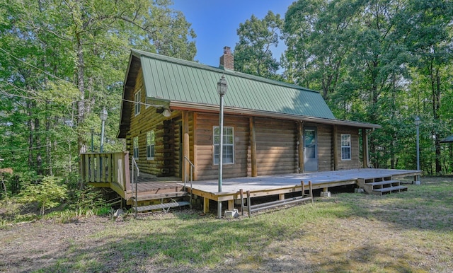 view of rear view of house