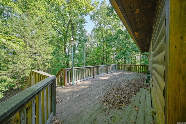 view of deck