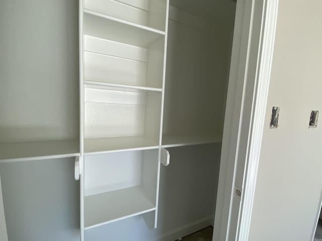 view of closet