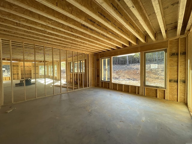 miscellaneous room featuring a wealth of natural light