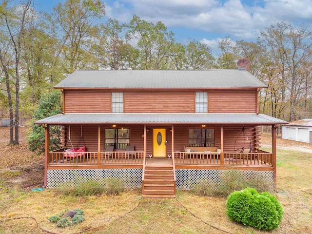 view of front of house featuring a porch