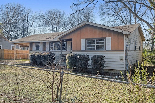 view of ranch-style house