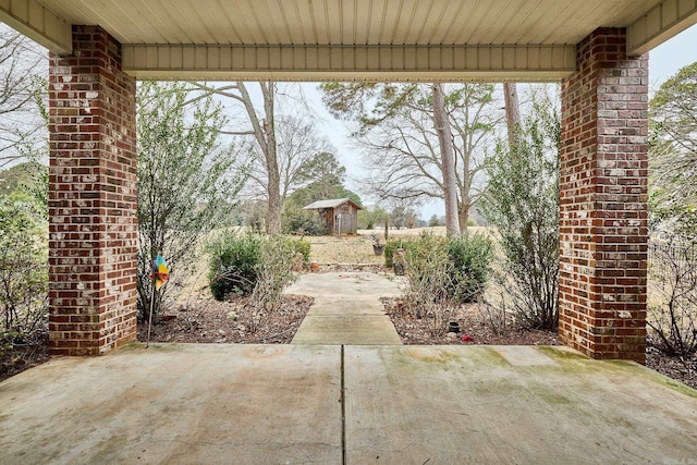 view of patio