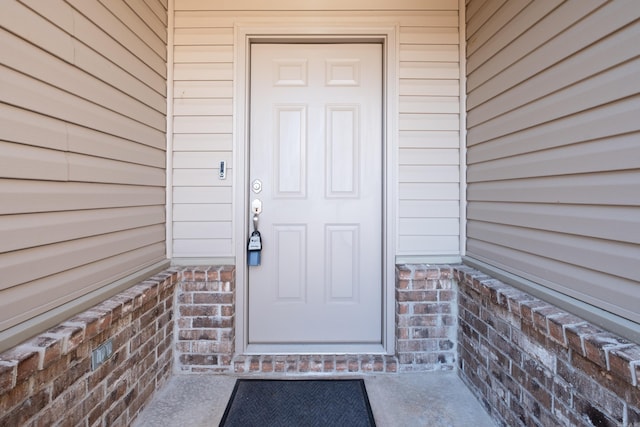 view of entrance to property