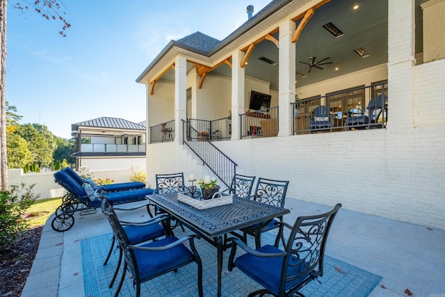 view of patio