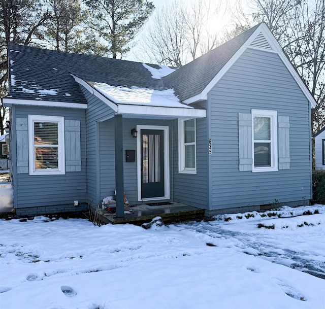 view of bungalow-style house