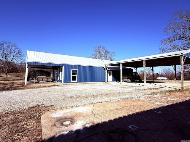 view of outdoor structure