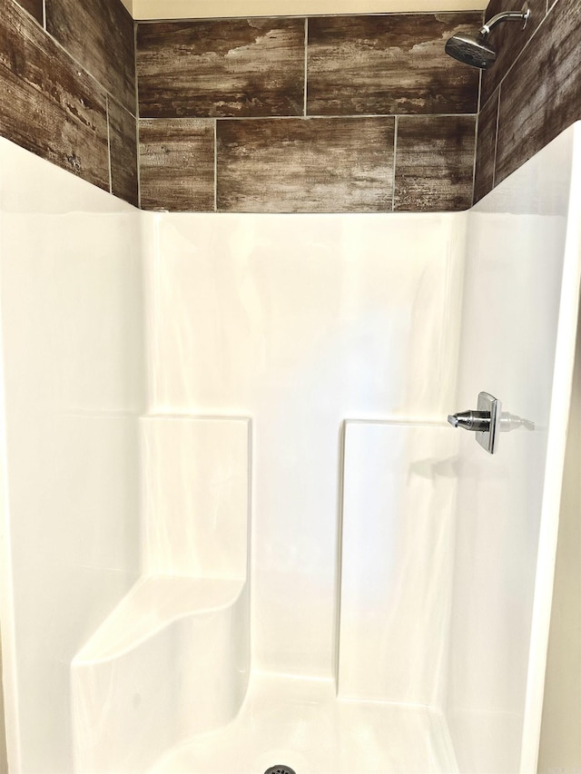 bathroom with walk in shower