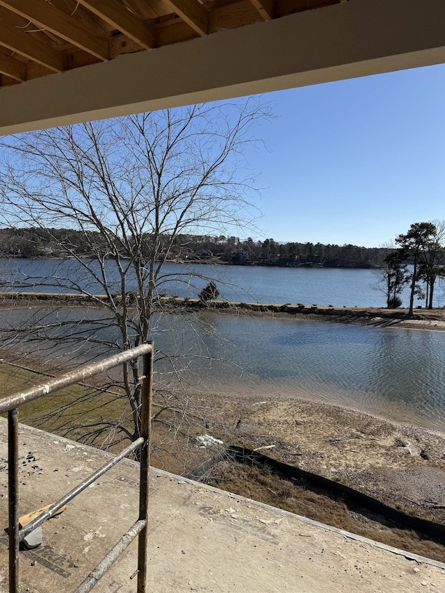 view of water feature