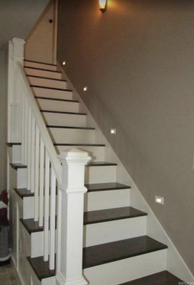 view of staircase