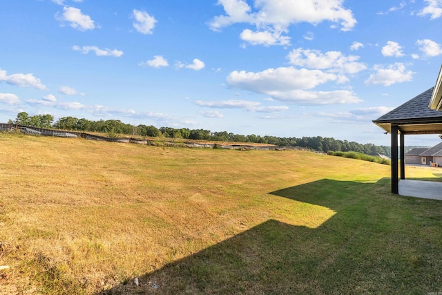 view of yard