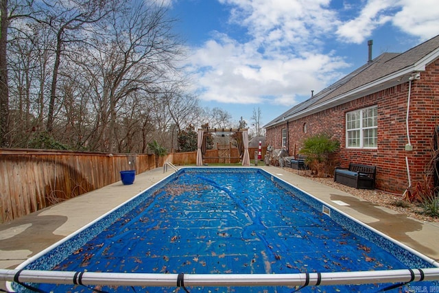 view of pool