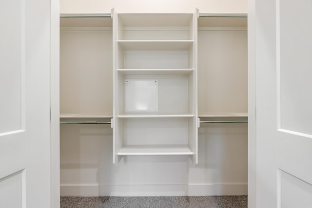 view of closet