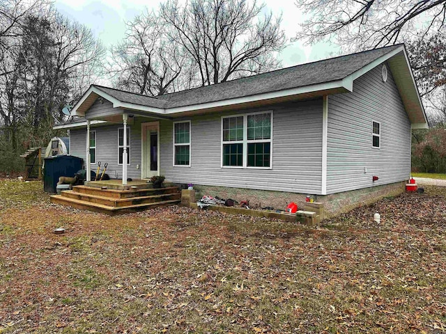 view of front facade with covered porch