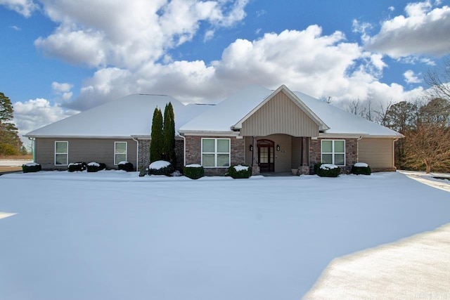 view of ranch-style home