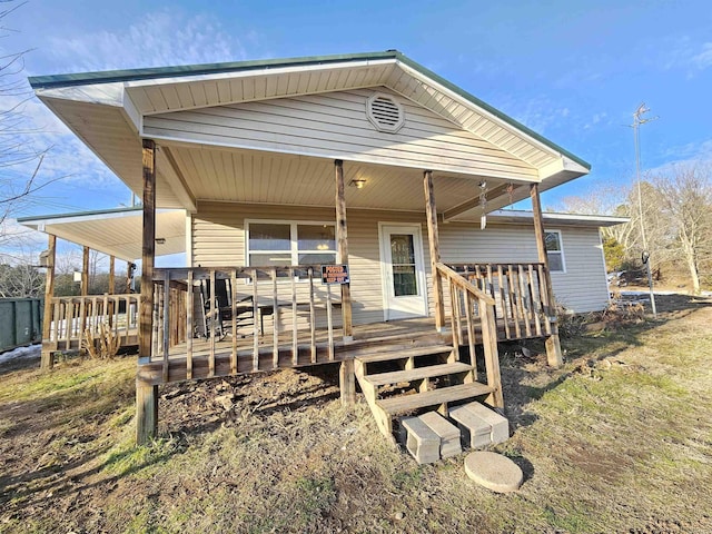 view of rear view of house