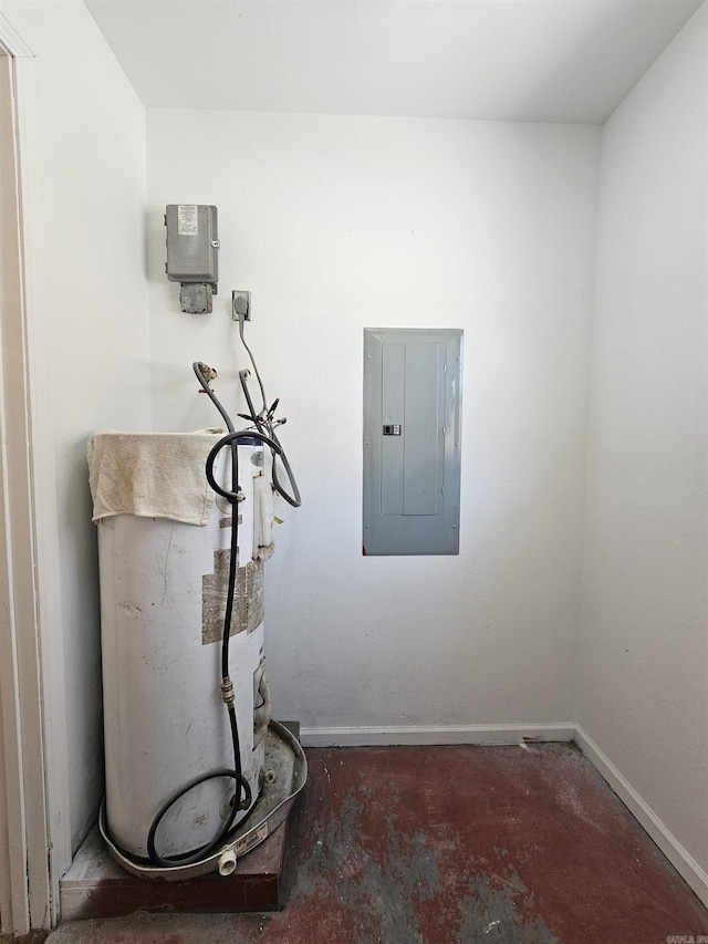 utility room featuring electric panel