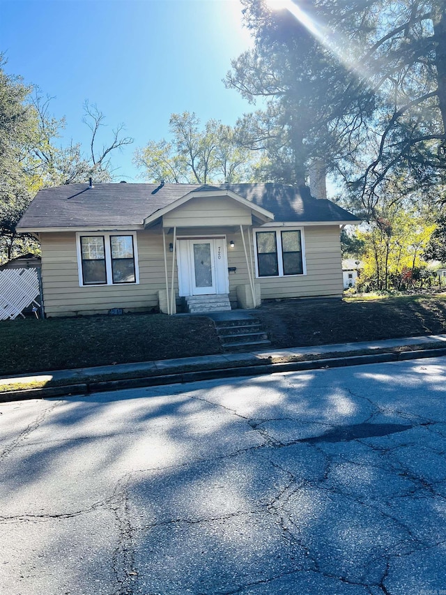 view of front of home