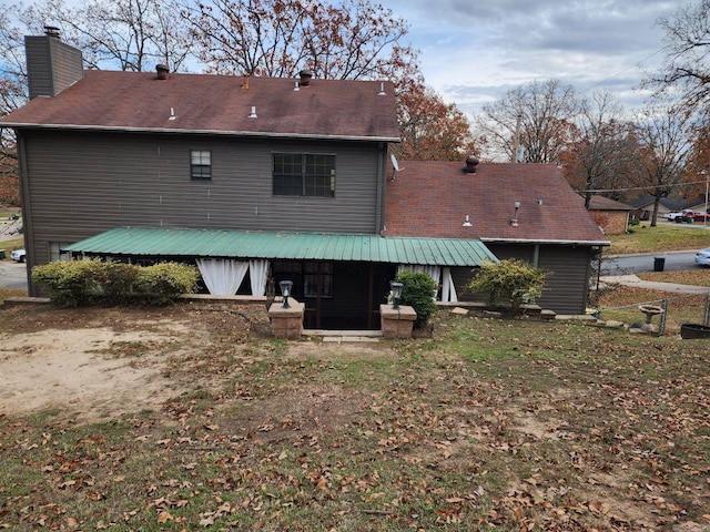 view of rear view of property