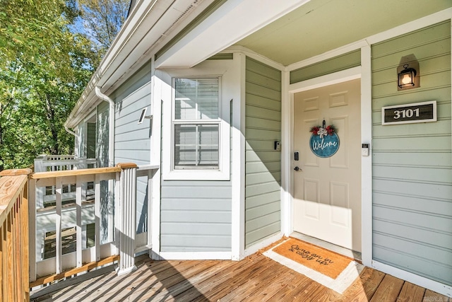 view of property entrance