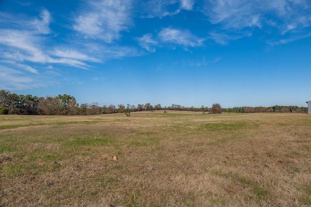 view of landscape featuring a rural view