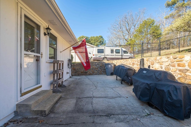 view of patio / terrace with grilling area