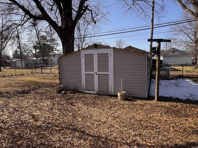 view of outbuilding