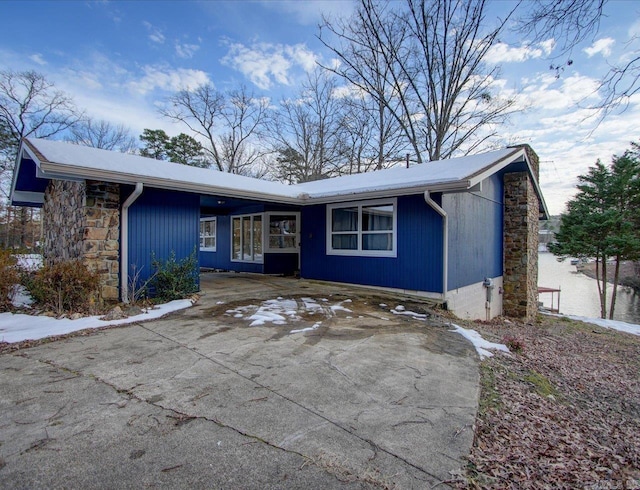 view of ranch-style home