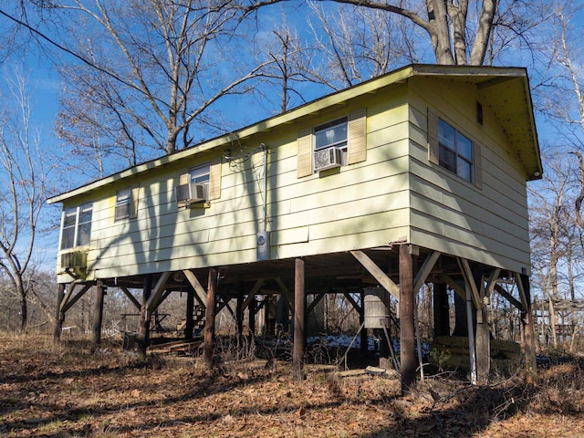 exterior space with cooling unit