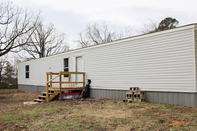 view of rear view of property