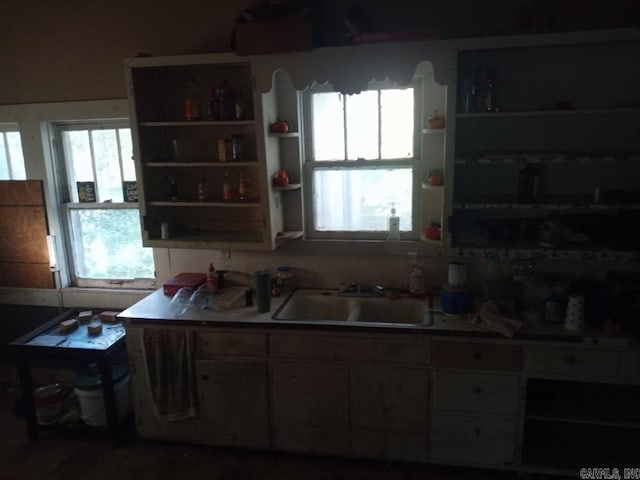 kitchen featuring sink and plenty of natural light