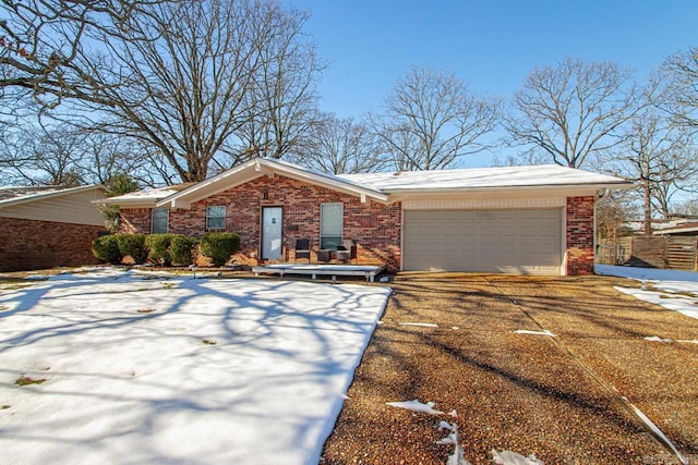 ranch-style house with a garage