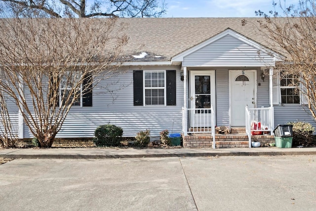 view of front of home