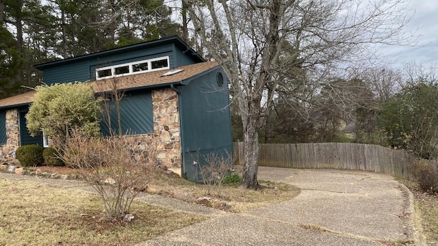 view of side of home