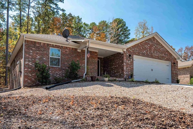 ranch-style house with a garage