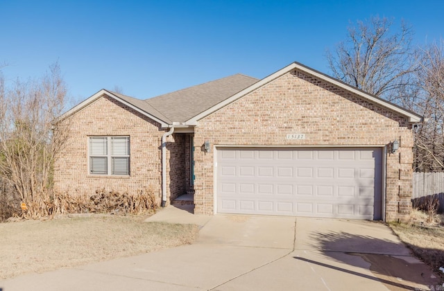 ranch-style house with a garage